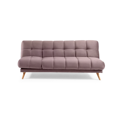 This design creates an experience that goes far beyond what you can see. The Cronos Sofa Bed unites high design and the comfort of encapsulated springs, offering the sophistication of a sofa uphols-tered in velvet-type fabric with perfect squares and the comfort of a mattress, with an unparalleled style.