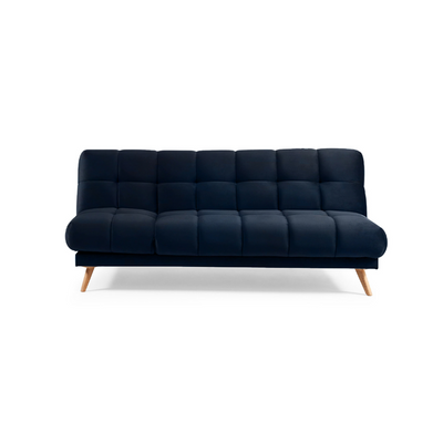 This design creates an experience that goes far beyond what you can see. The Cronos Sofa Bed unites high design and the comfort of encapsulated springs, offering the sophistication of a sofa uphols-tered in velvet-type fabric with perfect squares and the comfort of a mattress, with an unparalleled style.