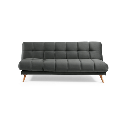 This design creates an experience that goes far beyond what you can see. The Cronos Sofa Bed unites high design and the comfort of encapsulated springs, offering the sophistication of a sofa uphols-tered in velvet-type fabric with perfect squares and the comfort of a mattress, with an unparalleled style.